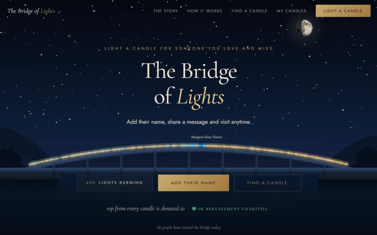 The Bridge of Lights Homepage